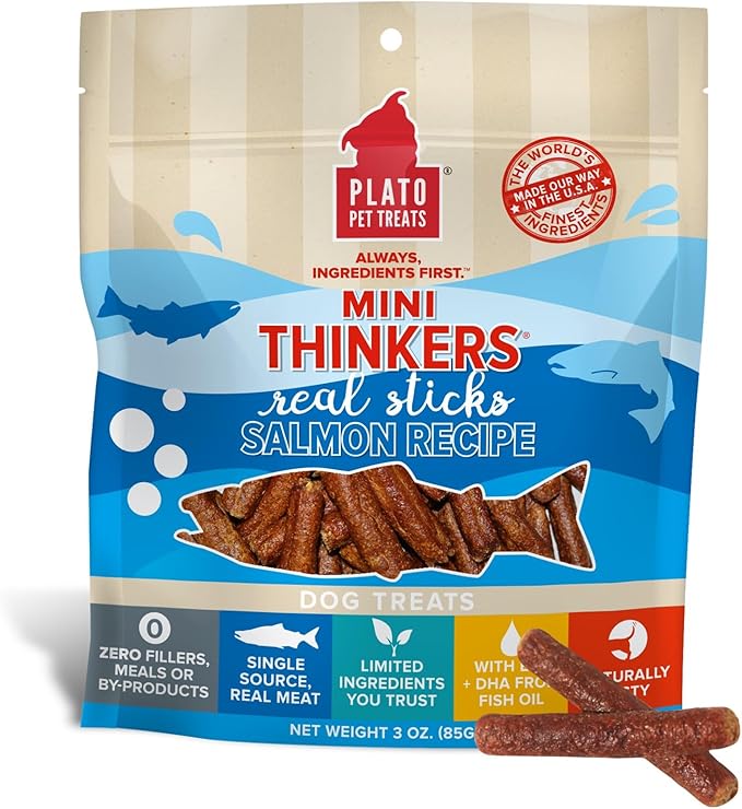 PLATO Mini Thinkers Salmon Recipe 3oz, Natural (850002221312)