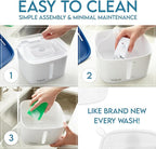 Veken Innovation Award Winner 95oz/2.8L Pet Fountain, Automatic Cat Water Fountain Dog Water Dispenser with Replacement Filters for Cats, Dogs, Multiple Pets (Grey, Plastic)