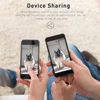 Small Security Cameras, Upgraded Indoor Camera for Pets, Dogs, Babies, Elders, Smart WiFi Home Monitor, App Control, Compatible with Alexa, White, 8PCS