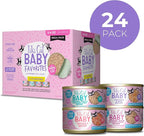Tiki Cat Baby Favorites Whole Foods Wet Cat Food for Kittens Mega Pack, 2.4 oz. Can (24 Count)