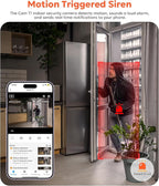 owltron Indoor Security Camera 2K, 2.4GHz WiFi Cameras for Home Security Baby Monitor Camera with Motion/Cry Detection, Pet & Dog Cam with Phone App, Night Vision, 2-Way Audio, Works with Alexa