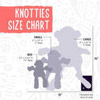 HuggleHounds Knottie Plush Dog Toy - Dog Stuffed Animal Toy, Puppy Toys, for Small, Medium & Large Dogs, Durable Plush to Keep Them Busy, Officially Licensed- Willie The Wildcat, Small