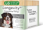 Longevity15 – C15:0 – Fatty Acid Health Supplement for Dogs – Healthy Pet Supplies – for Large Dogs, 1 Pack