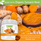 Turmeric for Dogs Anti Inflammatory Pain Relief | Organic Curcumin Dog Supplement with Collagen & Bioprene, Anti Inflammatory for Dogs, Supports HIPS, Joints & Mobility | 60 Count