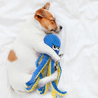 Interactive Dog Toys Octopus, 4 Pack Squeaky Hide And Seek Large Dog Toys to Keep Them Busy, Tough Plush Chew Toy, Tug of War Doggie Toy for Small,Medium and Large Breeds, Puppy Toys Puzzle