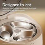 PETLIBRO Automatic Cat Feeder Wet Food with Stainless Steel Bowl, Refrigerated Auto Cat Feeder with Semiconductor Cooling, 3 Fresh Meals for 3 Days, App-Controlled Pet Food Dispenser, Easy to Clean