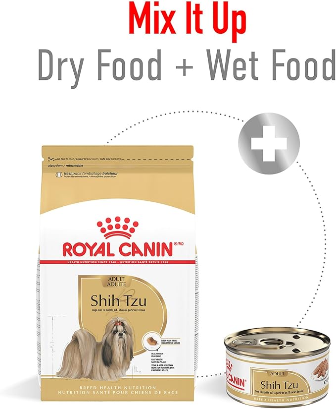 Royal Canin Shih Tzu Adult Breed Specific Dry Dog Food, 2.5 lb bag