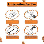 2 PCS Pet Hair Removal Glove for Cats & Dogs, Electrostatic Grooming Gloves for Pet Hair, Reusable Double Sided Static Hair Remover for Couch, Furniture, Carpet & Car Seat