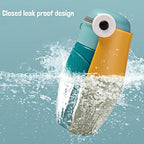 Dog Water Bottle Portable Puppy Travel Foldable Water Bottle Leak Proof Water Dispenser for Pet Cats Walking Hiking Travel Food Grade Plastic-Khaki 16 oz