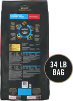 Purina Pro Plan Large Breed Dry High Protein Dog Food with Probiotics for Dogs, Beef and Rice Formula - 34 lb. Bag