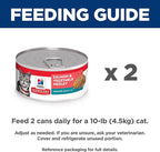 Hill's Science Diet Indoor, Adult 1-6, Easy Litter Box Cleanup, Wet Cat Food, Salmon & Vegetables Stew, 5.5 oz Can, Case of 24