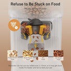 Automatic Cat Feeders, 7L/29 Cups Automatic Dog Feeder with Desiccant Bag, 1-6 Meals Ideal for 2-15mm Dry Food, Suitble for Multiple Pets, Dual Power Supply, Detachable Washable