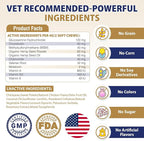 Hip and Joint Supplement for Dogs 200 Hemp Dog Calming Chews with Glucosamine, Chondroitin, Msm, Omega 3, Melatonin for Senior Dogs Anxiety, Dog Pain Relief Anti Inflammatory Small/Medium/Large Breed