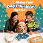 Dog Toys for Aggressive Chewers: Gift Box with 3 Pack Indestructible Dog Toy, Bacon Flavored Big Tough Chew Bones for Medium Large Breed 25-90lbs to Keep Them Busy, Birthday Holiday Dog Gift