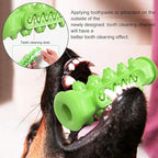 Guardians Dog Chew Toys for Aggressive Chewers, Dog Toothbrush Care Cleaning Stick, Puppy Toothing Chew Toy for Small Middle Pets (Blue+Green)