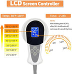 Cat Heating Pad 18x18in, Pet Heating Pad for Cats Heated Cat Pad with Timer（1-24H）,Waterproof Heated Cat Blanket with Chew Resistant Steel Cord