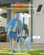 Noorio Solar Security Cameras Wireless Outdoor, 1080P Battery Powered Magnetic Outdoor Camera with AI Motion Detection, 2.4G WiFi Home Security Camera Color Night Vision, 32GB Local Storage