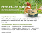 ZEAL New Zealand Wet Cat Food – High Protein, Grain-Free with Superfoods (Chicken, 3.17oz Can, 24-Pack)