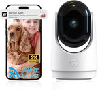 Security Camera Indoor Cam-2K 360° WiFi Cameras for Home Security,Pan & Tilt,Pet/Dog/Baby Camera with Phone app,2-Way Audio,Night Vision,24/7 Cloud & Micro SD Card Storage 1 Pack