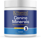 Rx Vitamins Canine Minerals - Essential Minerals for Dogs - Calcium, Magnesium, Iron Supplement, Bone and Joint Supplement for K9, Immune Support - 16oz