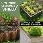 12 Pack Cat Deterrent Mat, 16 x 13 inch Scat Mat with Spikes for Indoor & Outdoor Pet Training, Keep Cats & Dogs Away Protect Plants, Furniture and Countertop