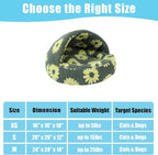 Dog Beds for Small Dogs, Cat Bed Cave, Washable Cute Cat Bed, Cozy Nook Pet Bed for Dogs or Cats, Anti-Slip Puppy Bed Fits up to 22 lbs Pets(Yellow, 24" x 24")