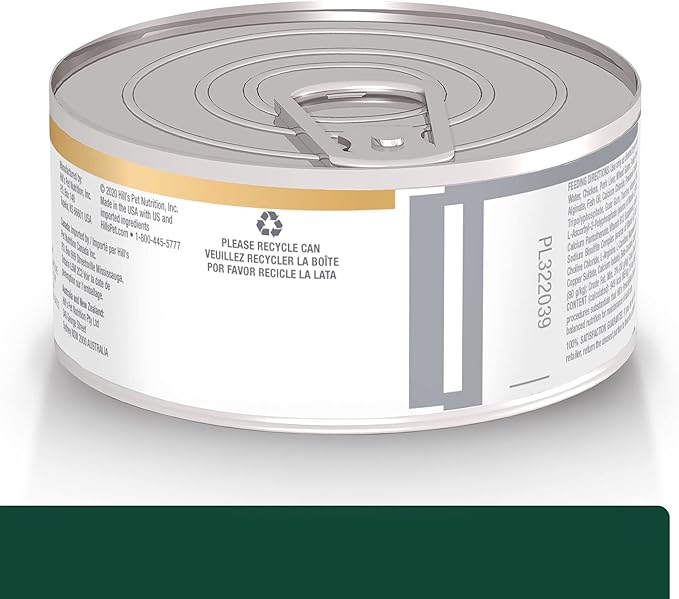 Hill's Prescription Diet m/d GlucoSupport Chicken & Liver Stew Canned Cat Food, Veterinary Diet, 2.9 oz., 24-Pack Wet Food