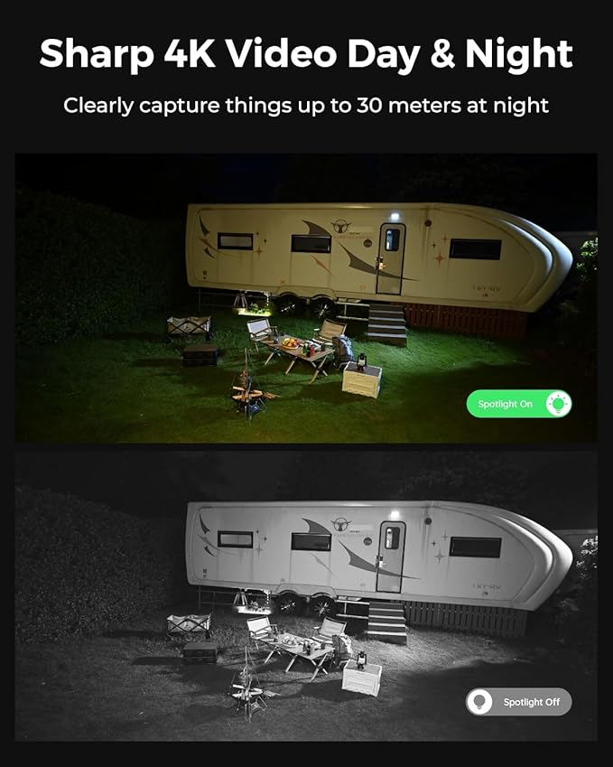 REOLINK 4K Dual Lens 4G LTE Cellular Security Camera Outdoor, PTZ with Auto Tracking, No WiFi Solar Powered, 6X Hybrid Zoom, 8MP Color Night Vision, SIM Card Included,Motion Alert, TrackMix LTE+SP