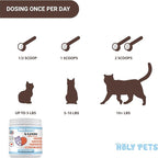 100% Pure L-Lysine Powder for Cats – No Fillers, Additives or Preservatives – 1,000mg per Scoop – Immune, Respiratory & Eye Support – Helps with Sneezing, Runny Nose & Cold Symptoms