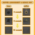 18"×30" Dark Grey Absorbent Dog Mat for Food and Water Bowl- Quick Dry Durable Feeding Mat for Dog and Cat Easy Cleaning Pet Supplies for Messy Pets