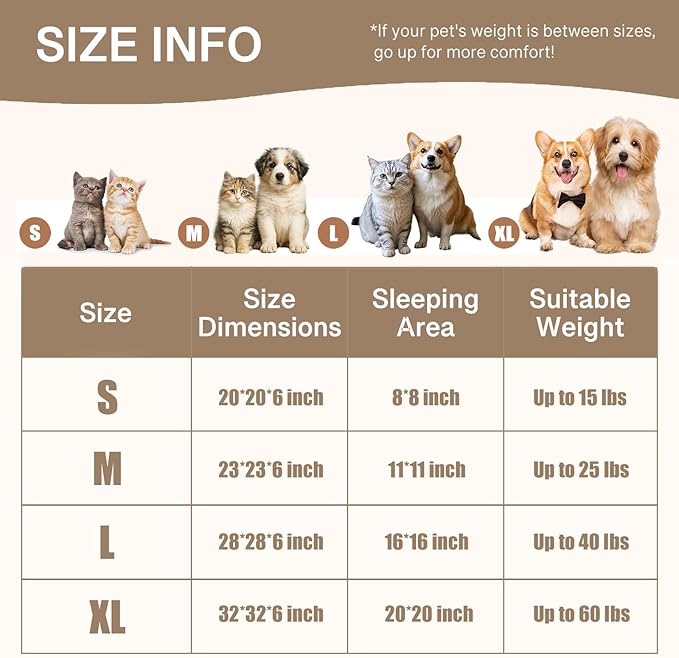 ShinHye Cat Bed - Washable Donut Bed for Cats and Small Dogs, Calming Round Pet Bed with Non-Slip Bottom, Indoor Comfort for Puppy & Kitten(ZJ-Grey-20x20)