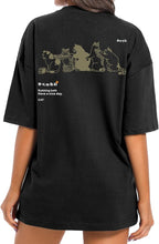 Cute Cat Graphic Tees for Women Harajuku Shirt Letter Printed Oversized T Shirts Aesthetic Casual Baggy Tshirts…