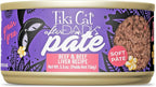 Tiki Cat After Dark Soft Pate Wet Cat Food, Beef & Beef Liver Recipe, 5.5 oz. Can (8 Count)