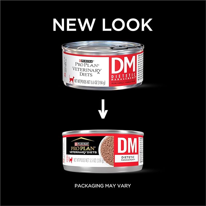 Purina Pro Plan Veterinary Diets DM Dietetic Management Feline Formula Wet Cat Food - (Pack of 24) 5.5 oz. Cans