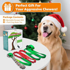 LOOBANI Outdoor Bungee Tug Toy, Dog Toy Hanging from Tree for Small to Large Dogs, Interactive Exercise Play Cord & Tether with Chew Rope Toy (Tree Stump Tug of War-Green)