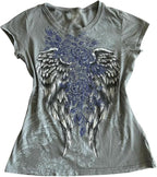 Women Y2K Graphic T-Shirts Summer Short Sleeve Punk Gothic Tee Tops Vintage 90s Aesthetic Emo Clothes Streetwear