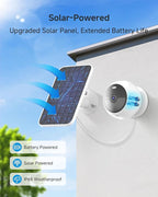 Noorio Solar Security Cameras Wireless Outdoor, 1080P Battery Powered Magnetic Outdoor Camera with AI Motion Detection, 2.4G WiFi Home Security Camera Color Night Vision, 32GB Local Storage