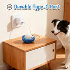 Interactive Dog Ball, Stimulating Dog Toys with 2 Outer Covers, Pet-Safe E-TPU Material, Anti Boredom Automatic Bouncing Ball, Type-C Rechargeable Smart Pet Toy for Medium and Large Dogs