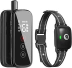 Dog Shock Collar, Dog Training Collar with Remote for Small Medium Large Dogs, Electronic Dog Collar Rechargeable with Shock Mode, 3 Safe Training Modes, Range up to 2600ft （Black）