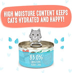 Weruva B.F.F. Play - Best Feline Friend Paté Lovers, Aw Yeah!, Salmon & Tuna Tuck Me in with Salmon & Tuna, 2.8oz Can (Pack of 12)