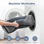 INVENHO Large Dog Bed for Large Medium Small Dogs, Rectangle Washable Orthopedic Dog Bed, Soft Calming Sleeping Puppy Bed Durable Pet Cuddler with Anti-Slip Bottom L(30"x24"x9")