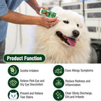 120ml/4.06fl oz Pet Eye Drops for Dogs and Cats,Solution for Redness,Itching and Tear Stains,Fast-Acting,Safe for All Breeds and Sizes