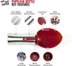 PupFlask Large Dog Water Bottle | 27 or 40 OZ Stainless Steel | Convenient Dog Drink Dispenser | Puppy Travel Water Bowl | Portable Pet Hydration Bottle | Leak Proof | Perfect Size For All Breeds