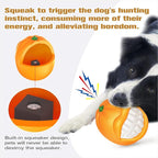 LiuMelinda Dog Chew Toys for Aggressive-Chewers - Indestructible Dog Toy for Aggressive Chewer，Tough Chew Toys for Dogs （Rubber Orange）
