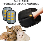 Pet Hair Removal Gloves, Pet Grooming Gloves, Electrostatic Pet Hair Remover Glove for Dogs and Cats, Pet Hair Removal Tool for Furniture, Carpet, Car Seat, Clothes (2PCS)