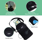 GiNT 37oz Insulated Stainless Steel Dog & Human Water Bottle | Leakproof Travel Dispenser with Detachable 10oz Bowl, 24H Cold/12H Hot, Carrying Case for Walking, Hiking,Camping & Outdoor Travel(Green)