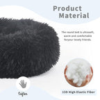 Ferret Bed Cave and Hideouts Burrowing Pet Bed for Guinea Pigs and Other Small Animals 11.8 inch for Cage Black