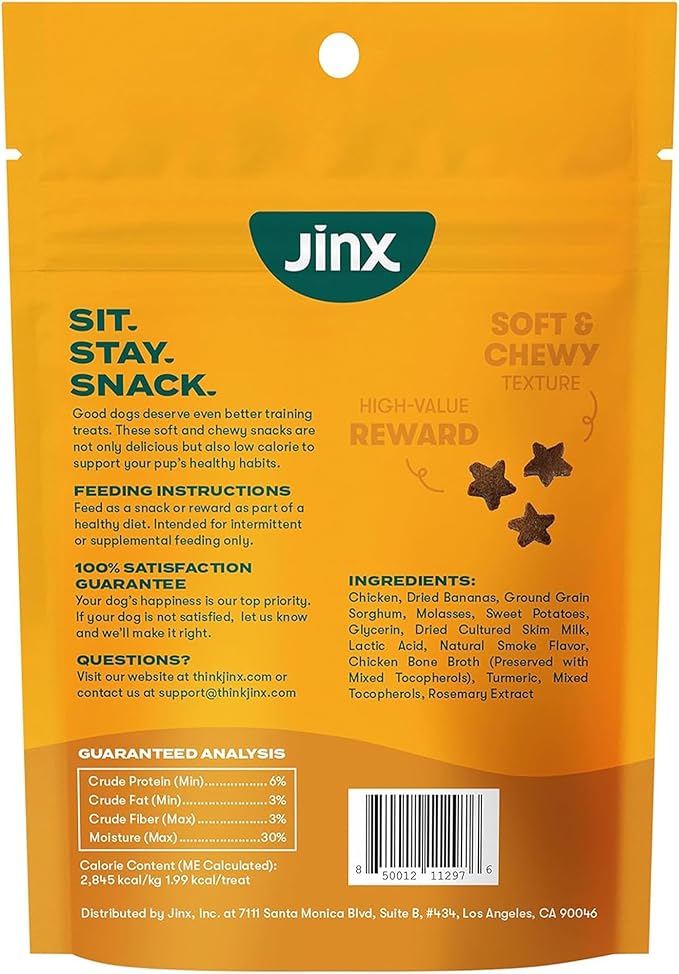 Jinx Chicken Dog Training Treats – Healthy All-Natural Mini Bite-Sized Dog Treats for Training with Cage-Free Chicken - Pet Products for All Dogs (Puppies, Adults & Seniors) - 4oz