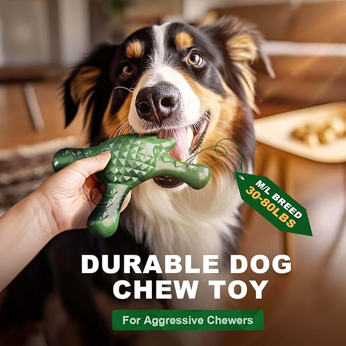 Chew Toys for Aggressive Chewers – Tough Nylon Puppy Teething Toy for Small Dogs, Durable Dog Bone for Indoor Play & Boredom Relief, Safe Non-Toxic Chew Toy