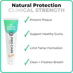 Tartar Shield Pro Care – Natural Enzymatic Pet Toothpaste – Protects Against Plaque & Tartar – Freshens Breath & Gently Removes Stains – for Dogs & Cats – Coconut Flavor, 3 Oz.